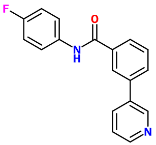 (image for) MC085128 N-(4-Fluorophenyl)-3-(pyridin-3-yl)benzamide